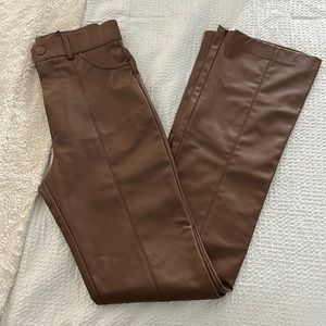 ZARA Leather Pants